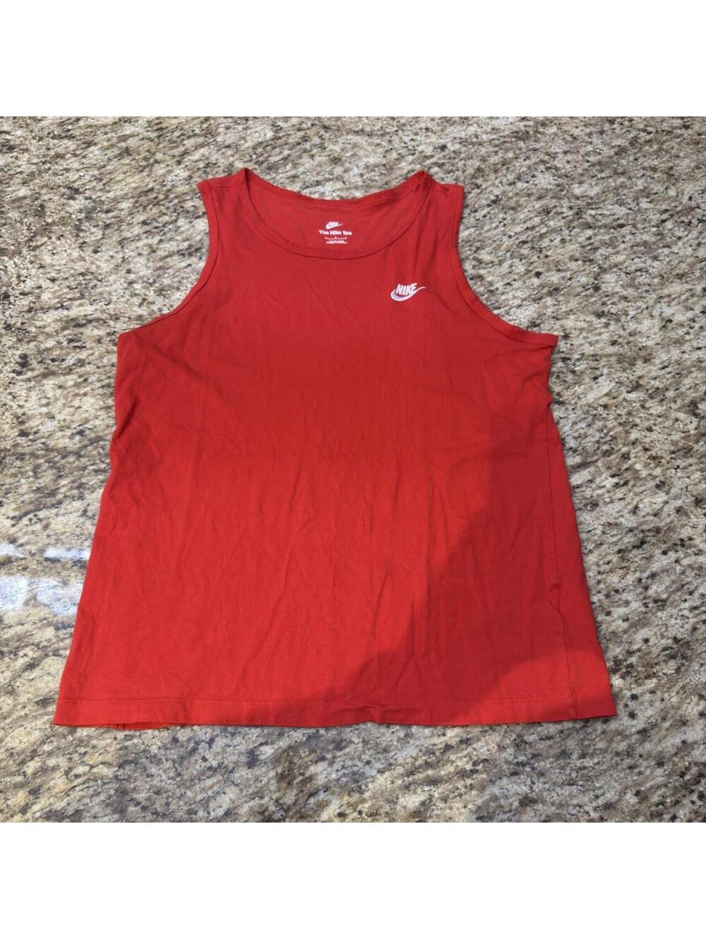 Nike Men's Red Vests-tanks-cami